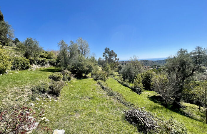 EXCLUSIVITE VENCE - Terrain à bâtir avec vue mer — photo 3