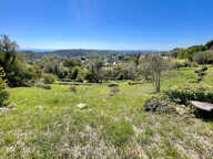 EXCLUSIVITE VENCE - Terrain à bâtir avec vue mer - PC accord — photo 2