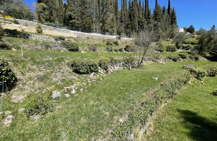 EXCLUSIVITE VENCE - Terrain à bâtir avec vue mer - PC accord — photo 4