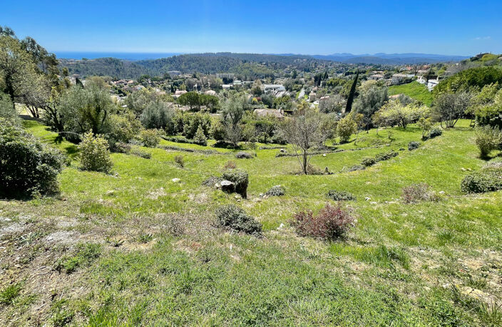 EXCLUSIVITE VENCE - Terrain à bâtir avec vue mer - PC accord — photo 5