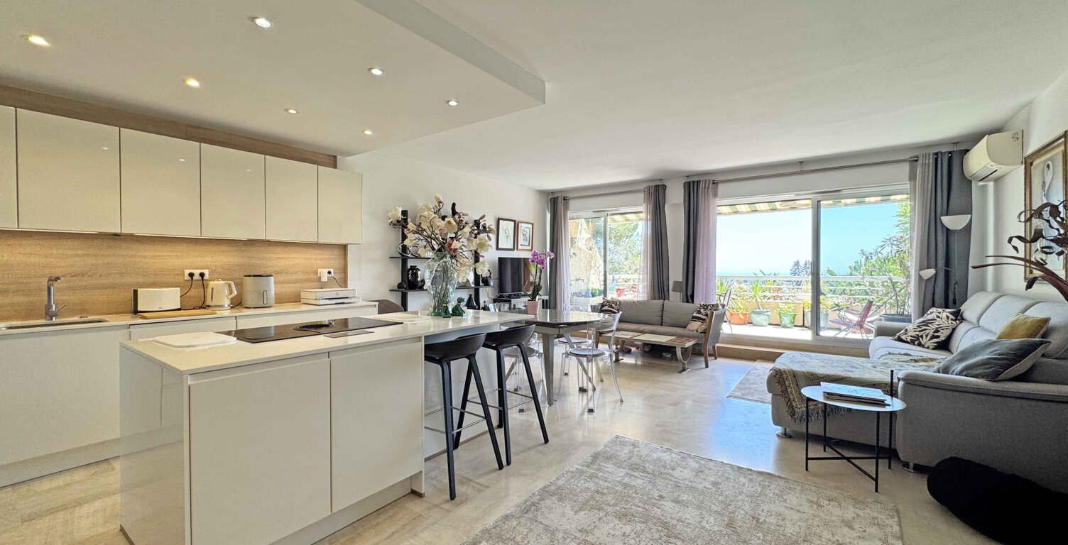 Vence - 2 pièces de 69,2 m2, terrasses de 22 m2 - Vue mer — photo 1