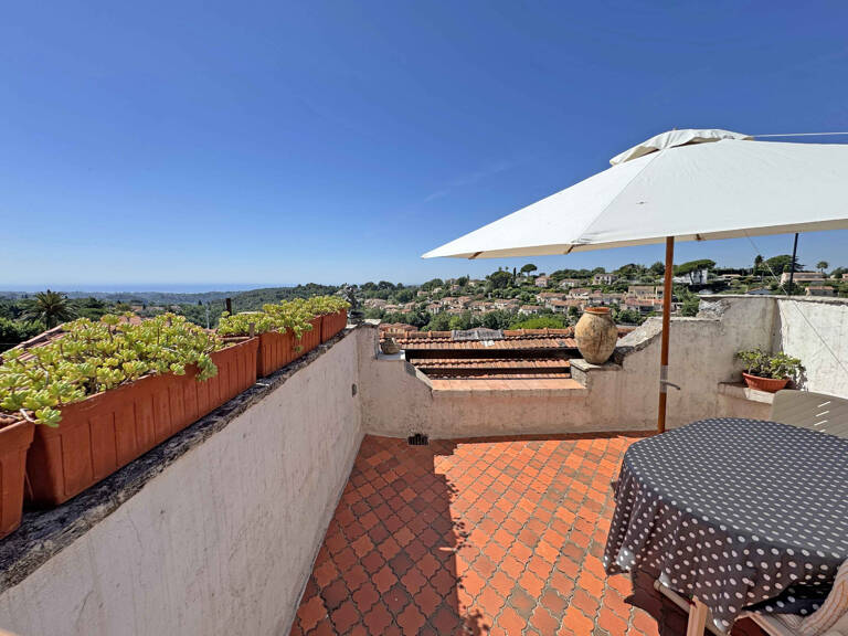 EXCLUSIVITÉ   CHARME ET VUE MER AU COEUR DE VENCE — photo 1