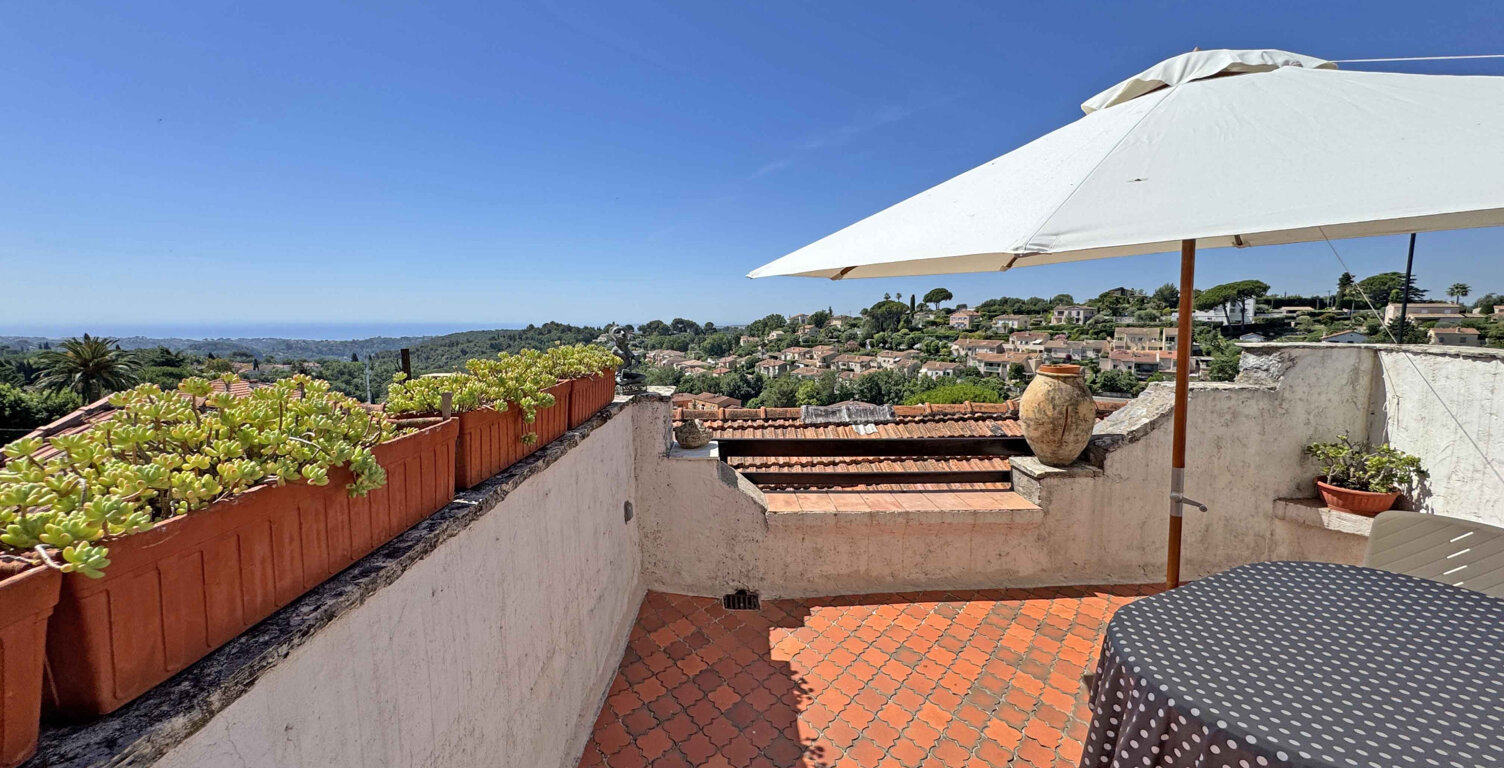 EXCLUSIVITÉ   CHARME ET VUE MER AU COEUR DE VENCE — photo 1
