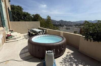 Duplex T3/4 aperçu mer et montagne - Terrasse, Jacuzzi - Marseille 12e — photo du bien