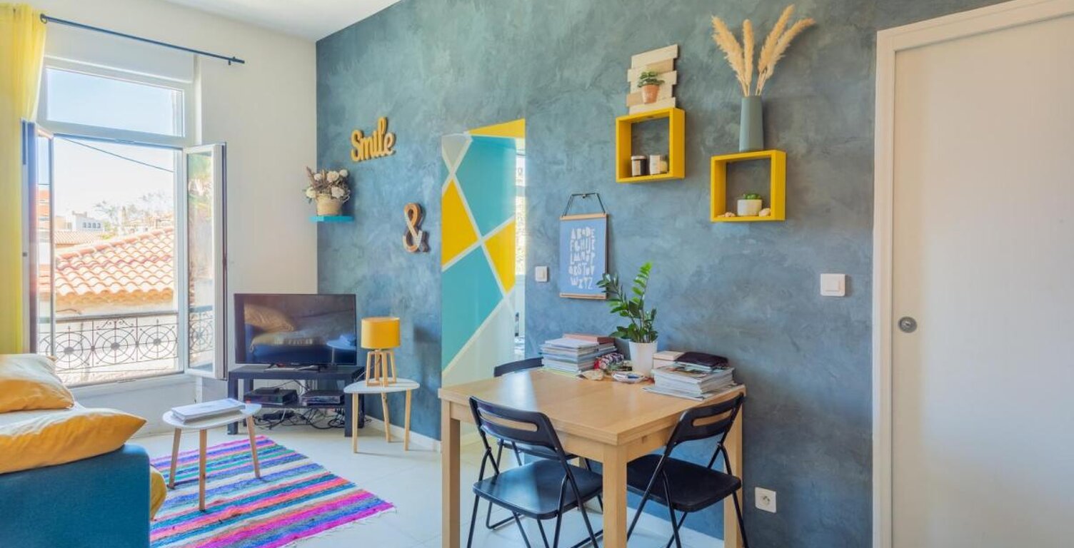 Marseille 7eme Appartement T2 Décoré Meublé Malmousque Mer — photo 1