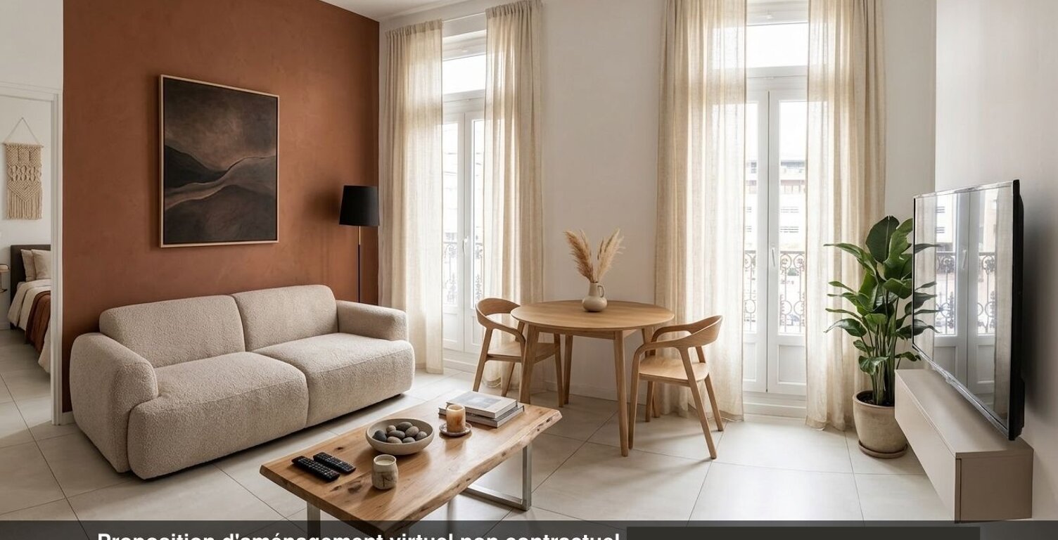 Marseille 1er Appartement Type 2 décoré meublé — photo 1