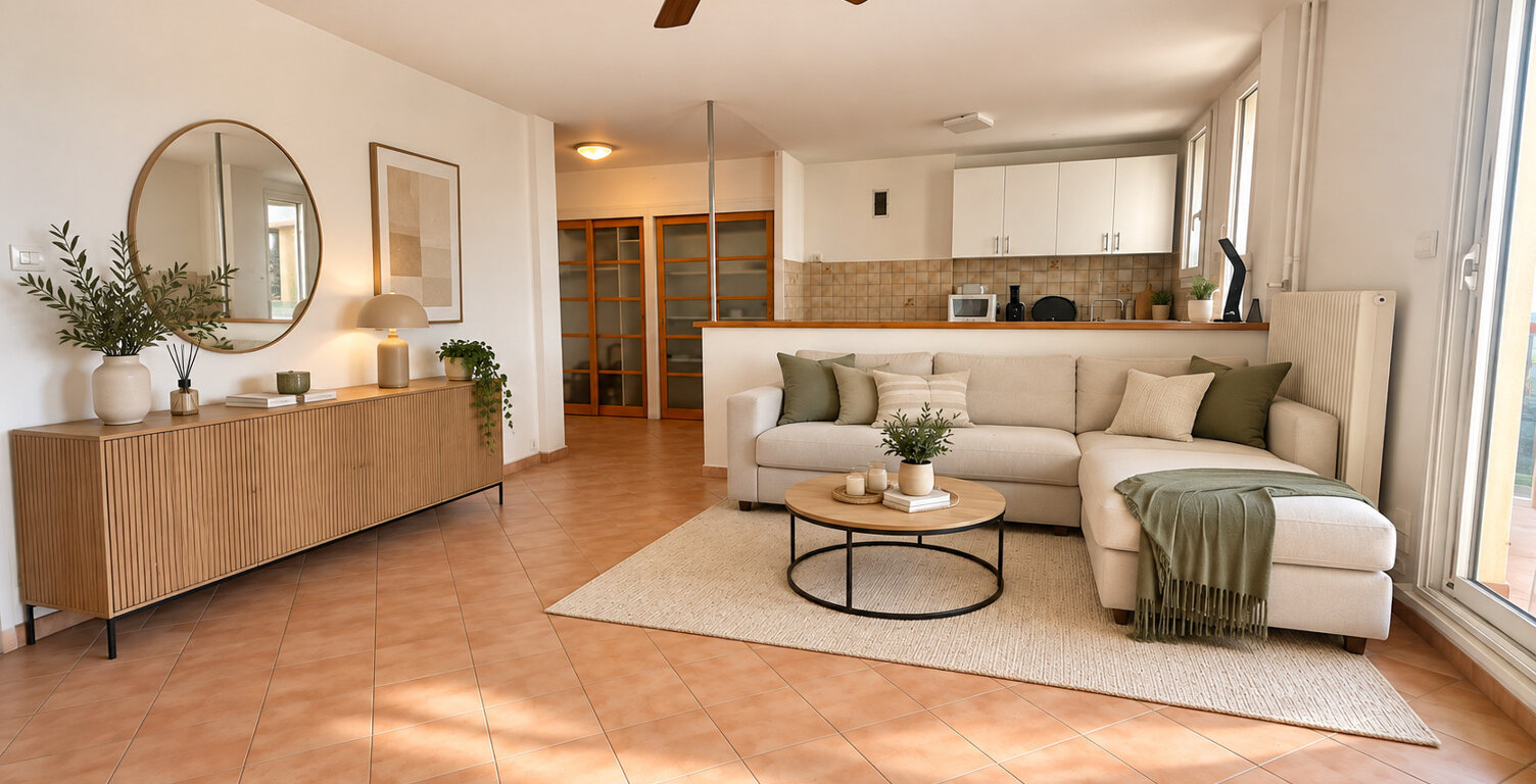MARTIGUES   JONQUIÈRES   T4 DE 72,22 M2 AVEC LOGGIAS ET CAVE — photo 1