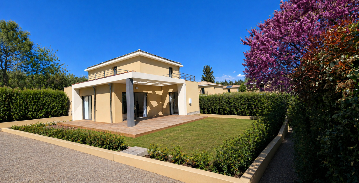 AIX SAINT MITRE - MAISON RE2020 DE 85M² AVEC 150M² DE JARDIN ET GARAGE — photo 1