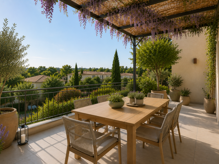- Confort, espace et sérénité : découvrez ce T4 de 95 m² avec terrasse et parking à Aix — photo 1