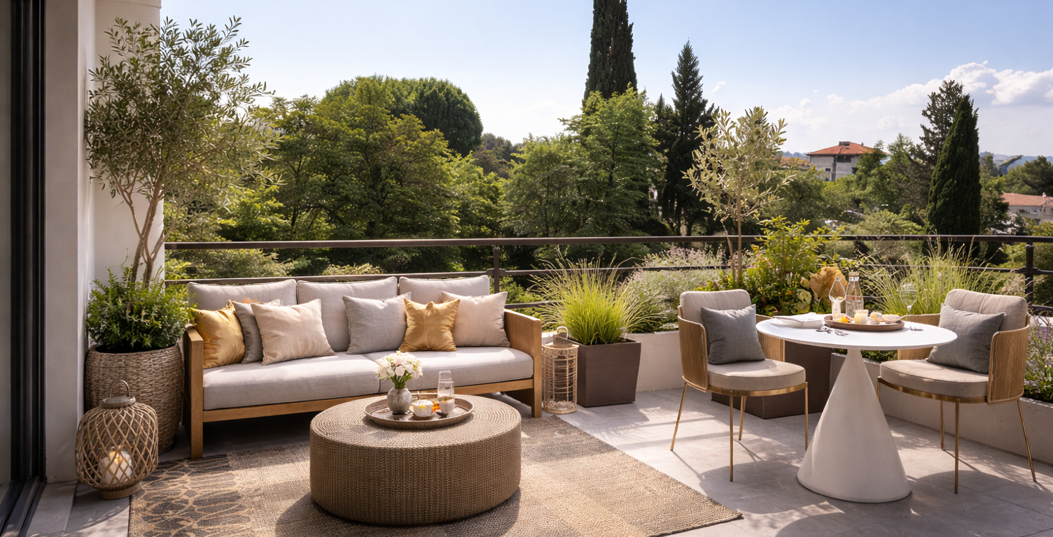 -AIX PROCHE SAINT MITRE - 4P DE 85M² AVEC TERRASSE DE 12M² DANS UNE RESIDENCE HAUT DE GAMME — photo 1
