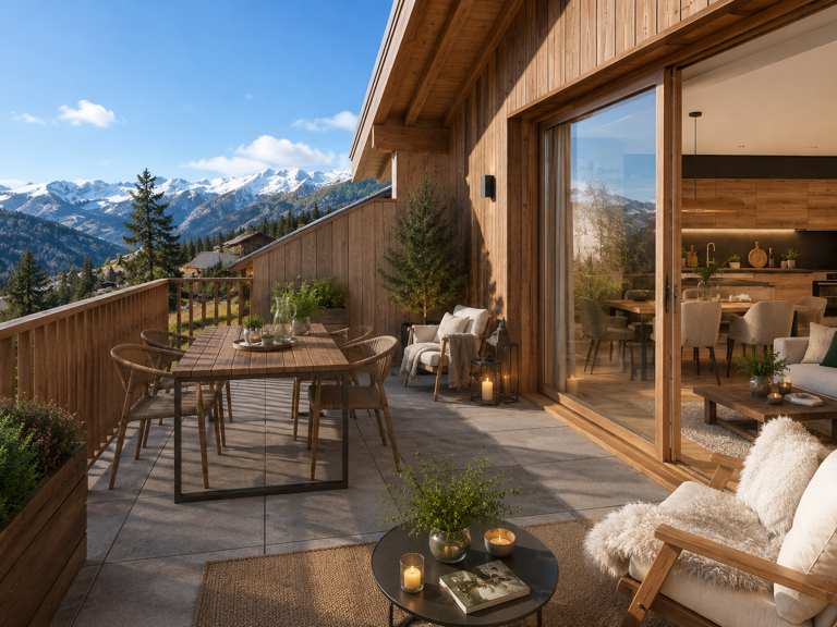 Appartement neuf 3 pièces avec balcon à deux pas des pistes — photo 1