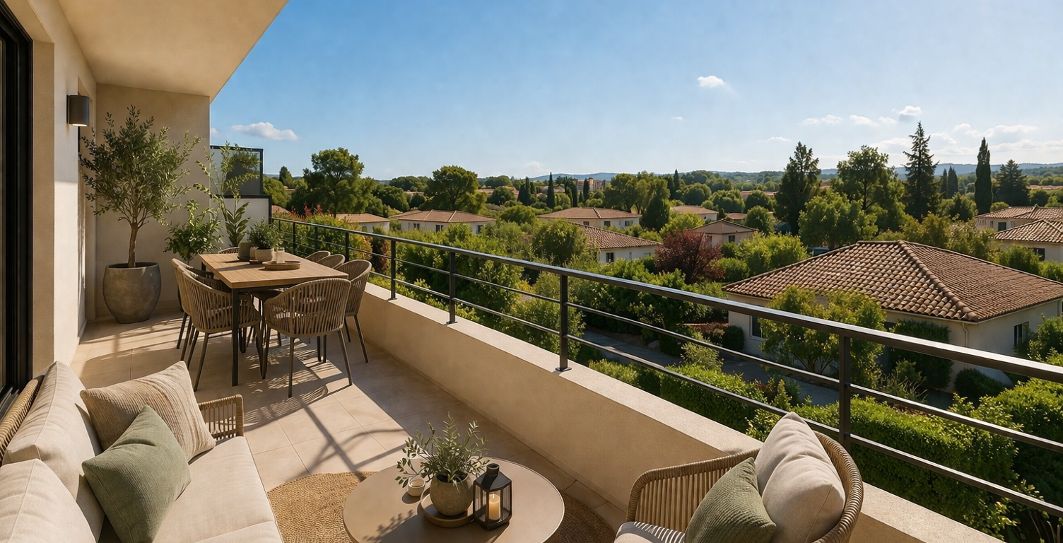 -Appartement T3 avec terrasse plein sud quartier La Torse/Saint Jerome — photo 1