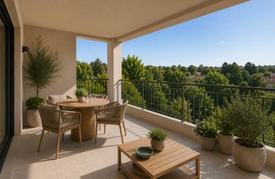 - T4 de 82 m² avec terrasse et parking aux portes d'Aix-en-Provence — photo du bien