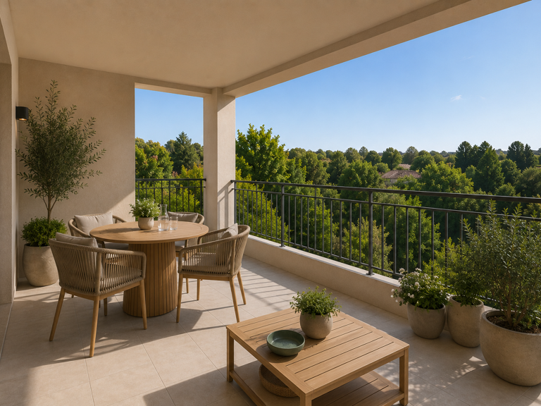 - T4 de 82 m² avec terrasse et parking aux portes d'Aix-en-Provence — photo 1