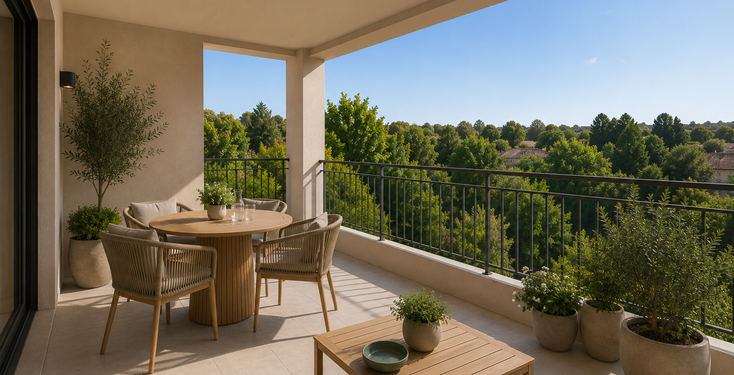 - T4 de 82 m² avec terrasse et parking aux portes d'Aix-en-Provence — photo 1