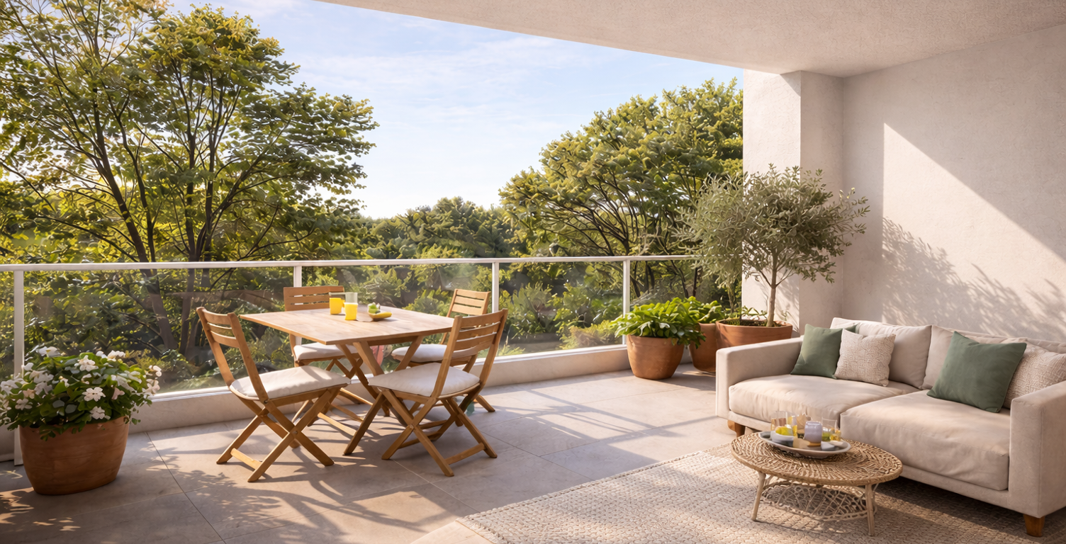 -Dernier étage avec grande terrasse – T3 neuf à Aix-en-Provence Célony — photo 1