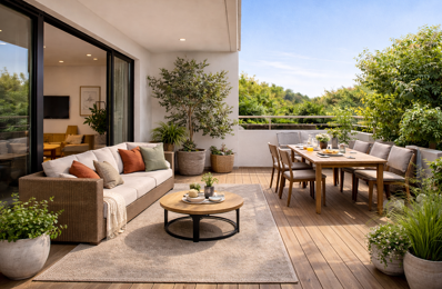 SUPERBE T4 LUMINEUX DE 80m² avec DEUX TERRASSES — photo du bien