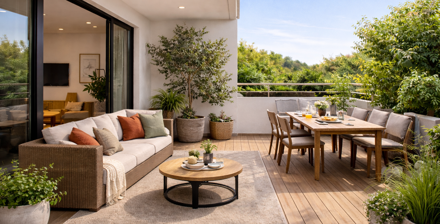 SUPERBE T4 LUMINEUX DE 80m² avec DEUX TERRASSES — photo 1