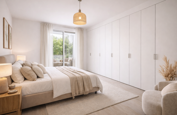 -ALLEES PROVENCALES - GRAND T2 de 50m² AVEC TERRASSE ET PARKING — photo 3