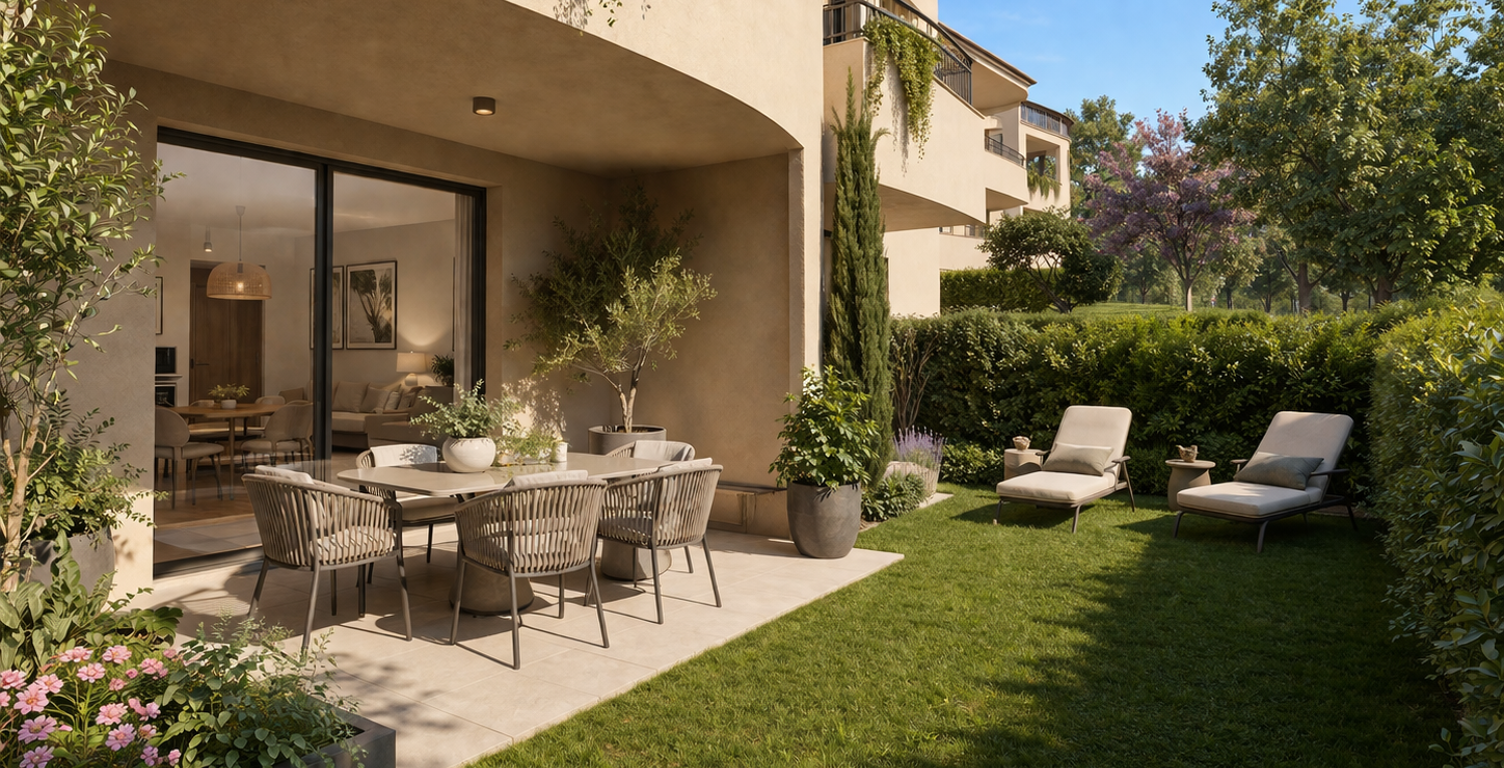 -VIEUX VILLAGE - T4 TRAVERSANT AVEC JARDIN EXPOSE SUD EST  — photo 1