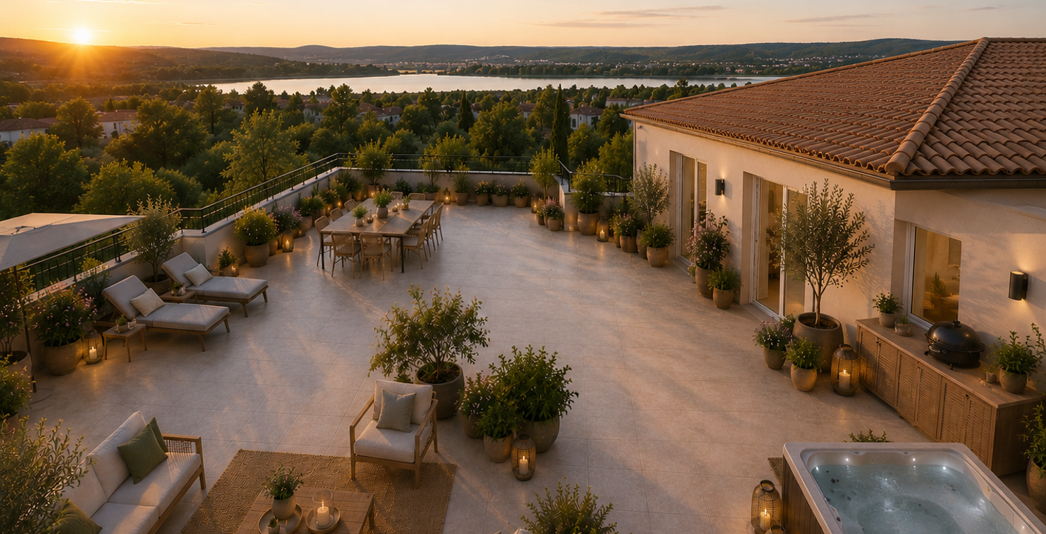 EXCEPTIONNEL T4 ROOFTOP AVEC TERRASSE PANORAMIQUE DE PLUS DE 114 m² — photo 1