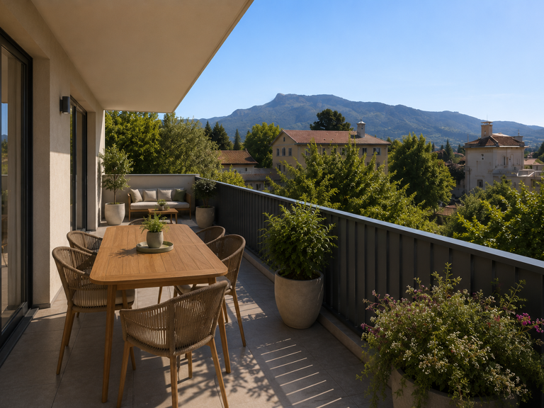 - Superbe T4 avec balcon et parking aux portes du centre historique GAP  — photo 1