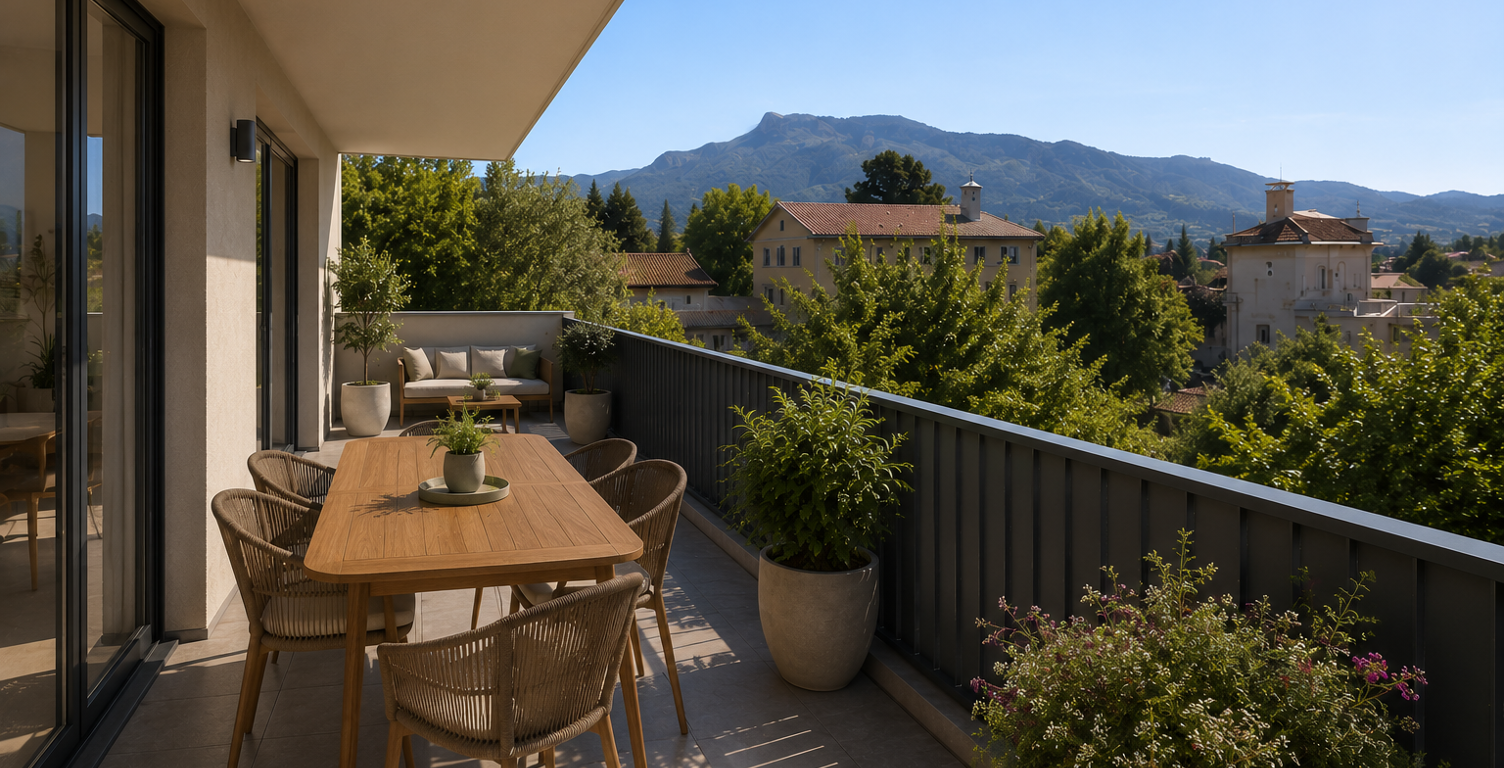 - Superbe T4 avec balcon et parking aux portes du centre historique GAP  — photo 1