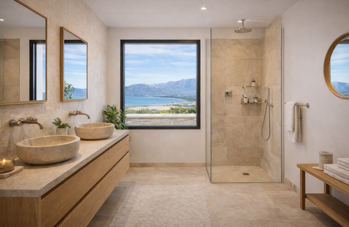 MAGNIFIQUE VUE MER SUR BAIE DE CALVI – DERNIER ETAGE 2P DE 50M² AVEC 15M² DE TERRASSE — photo 3