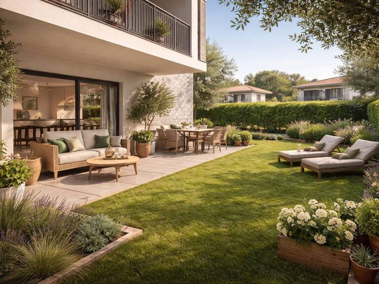 -T2 avec jardin 75 m² – Rare à Aix — photo 1