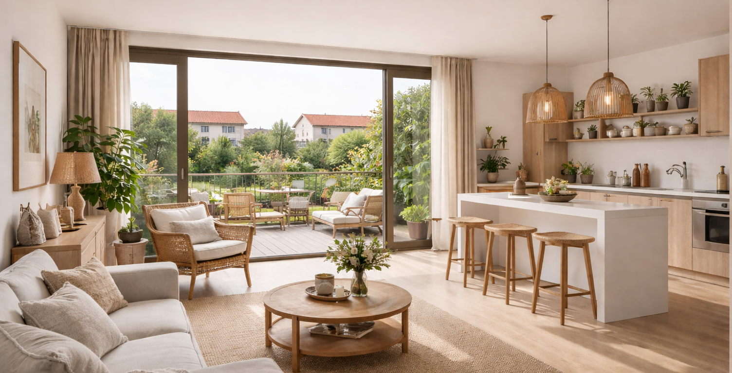 -QUARTIER PILON BLANC - Grand T4 de 90m² avec terrasse de 15m² — photo 1