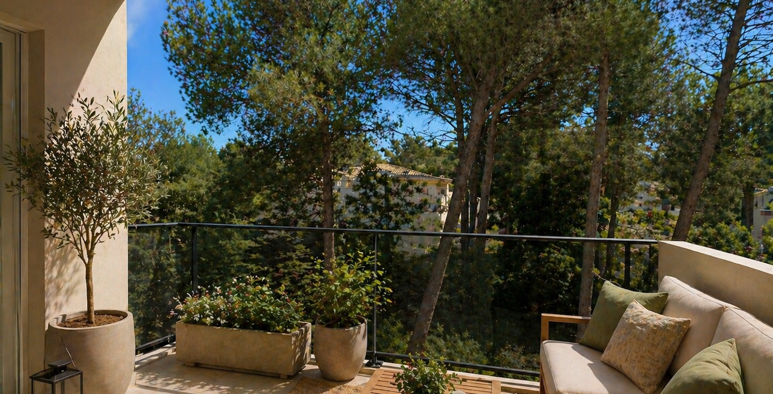 Appartement T2 avec terrasse sur les hauteurs de la ville d'aix à 800m du centre ville — photo 1