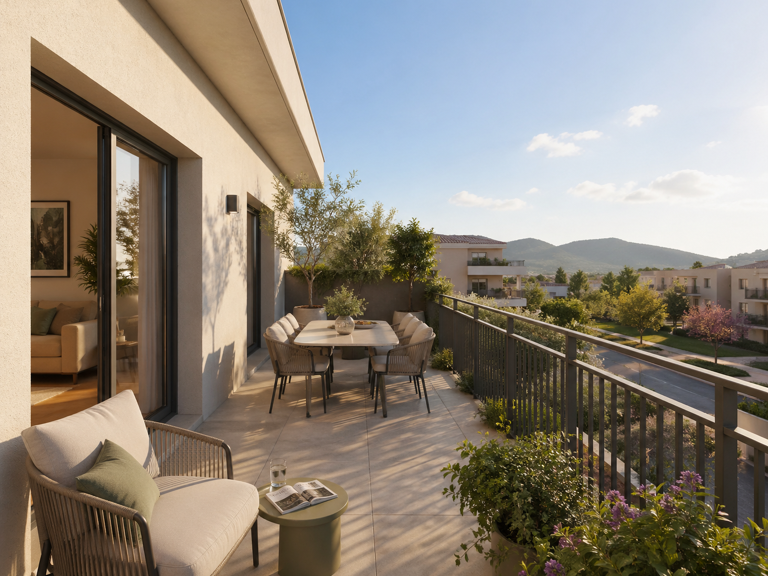 -MAGNIFIQUE T3 TRAVERSANT EN DERNIER ETAGE - VIEUX VILLAGE — photo 1