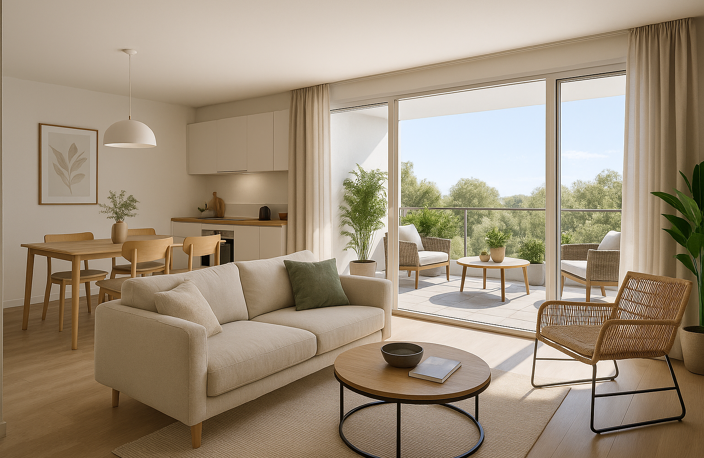 -PROCHE GRIFFON - GRAND 4P DE 90M² AVEC UNE GRANDE TERRASSE AU SUD DE 25M² — photo 2