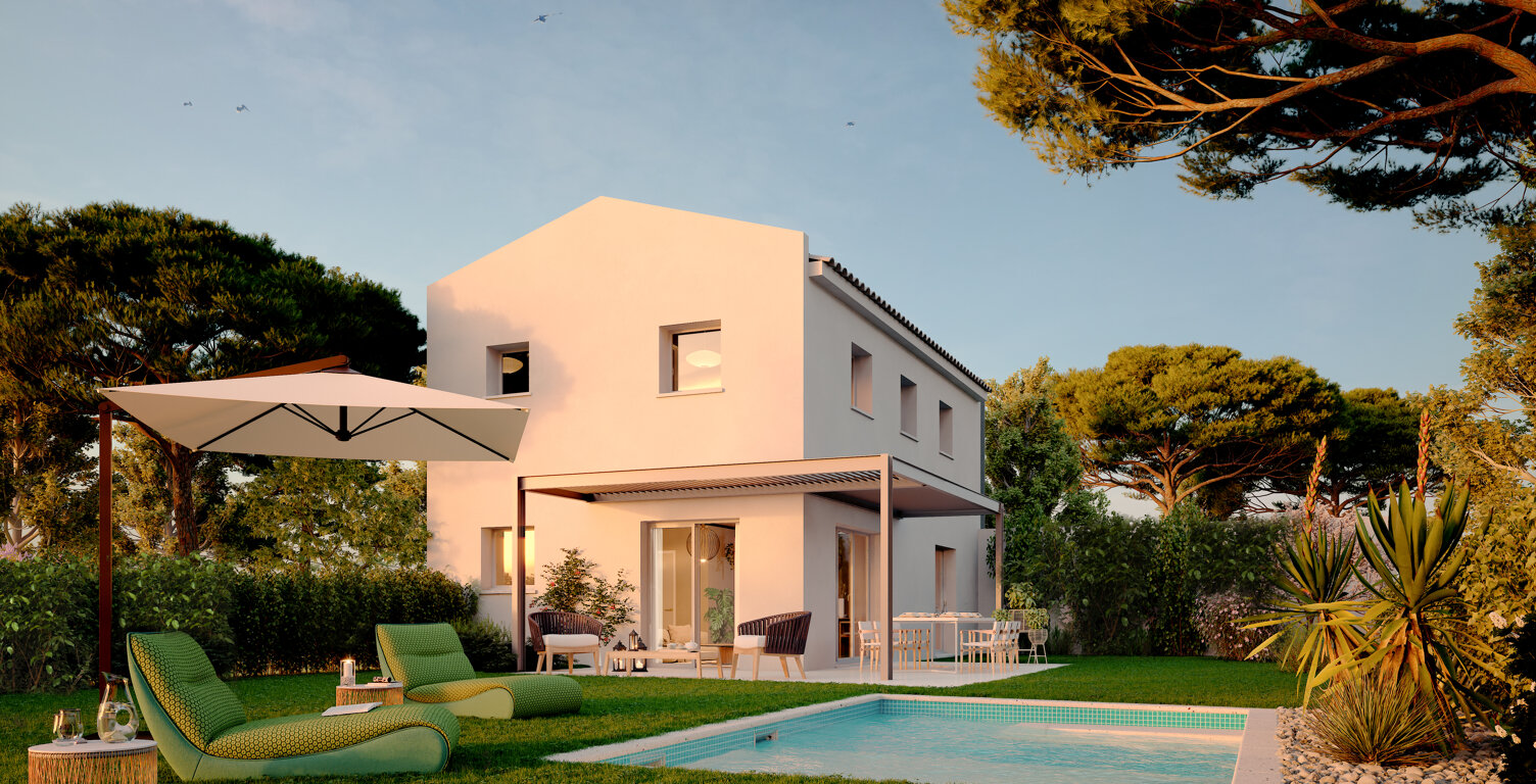 - SÉNAS – VILLA NEUVE 3 PIÈCES DE 63 M² AVEC JARDIN, GARAGE ET PARKING — photo 1