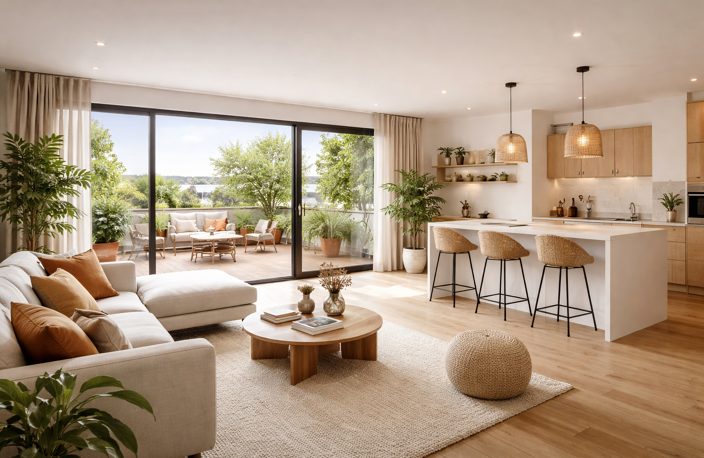 -ETONNANT T3 DE 60m² AVEC TERRASSE DE 15m² ET PARKINGS — photo 2