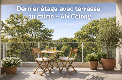 -T2 Dernier étage avec terrasse au calme – Aix Célony — photo du bien