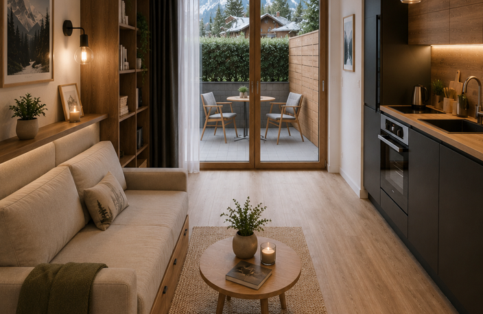 Studio avec balcon au pied des pistes  — photo 2