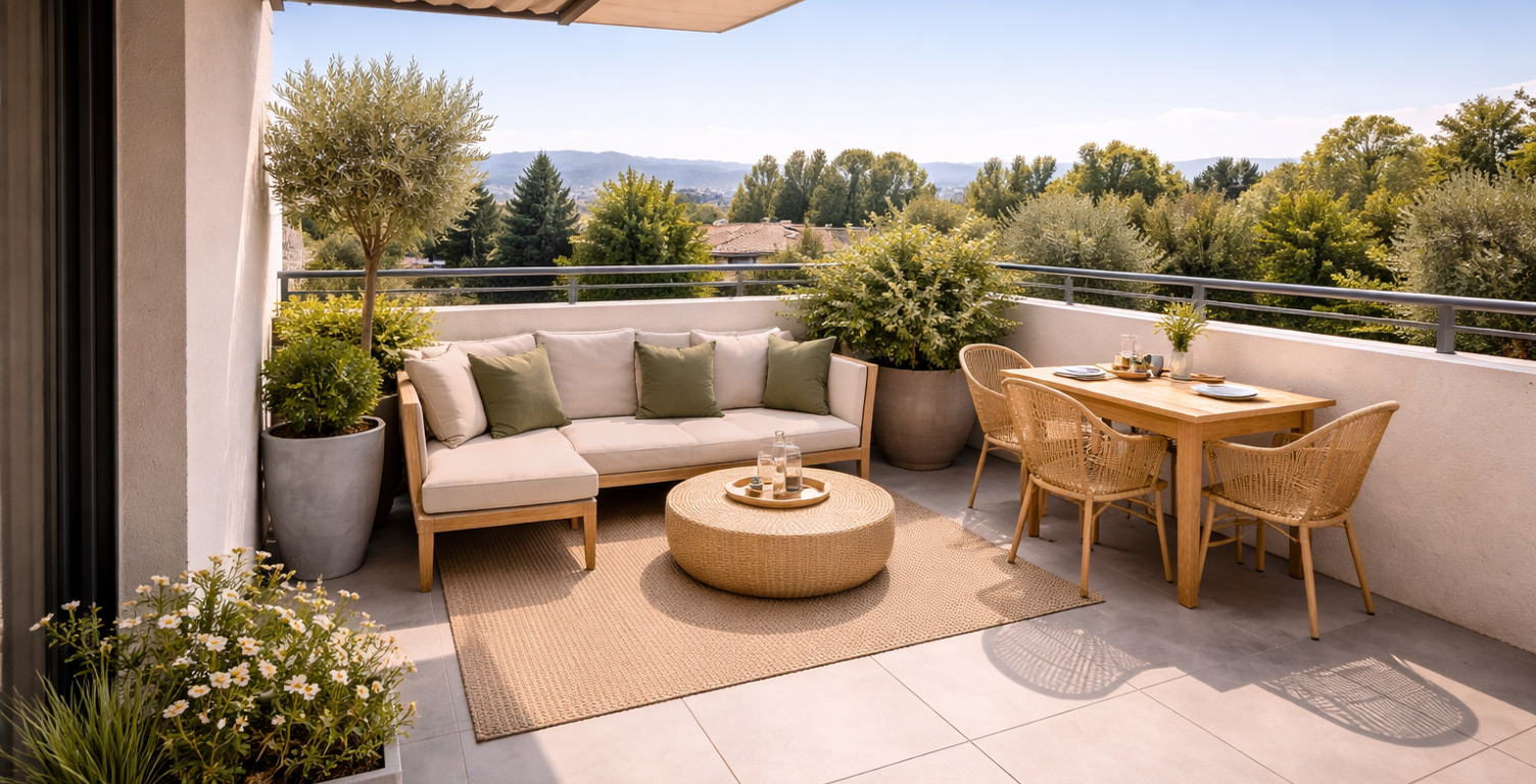 T2 dernier étage avec terrasse, à deux pas des commerces, écoles et centre-ville : le confort du neu — photo 1