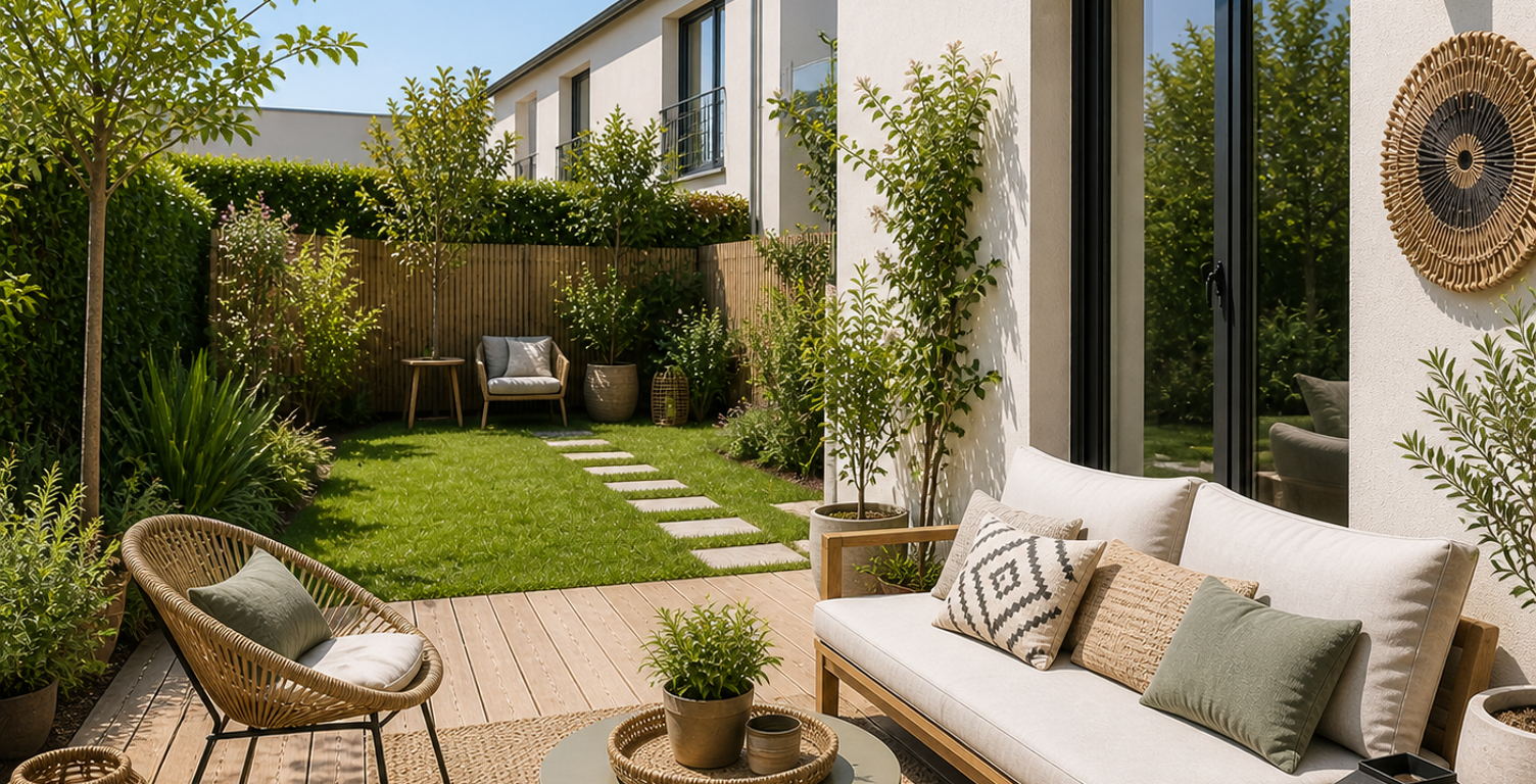 ROGNES PROCHE CENTRE VILLE - 2P DE 45M² EN REZ-DE-JARDIN — photo 1