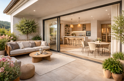 GRAND T2 de 50m² AVEC VUE DEGAGEE - TERRASSE de 12 m² - LA ROQUE D'ANTHERON  — photo du bien