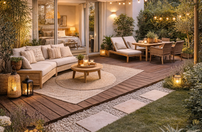 - CHATEAU NEUF DE GADAGNE - 2P DE 50M² AVEC GRAND JARDIN ET STATIONNEMENT — photo du bien