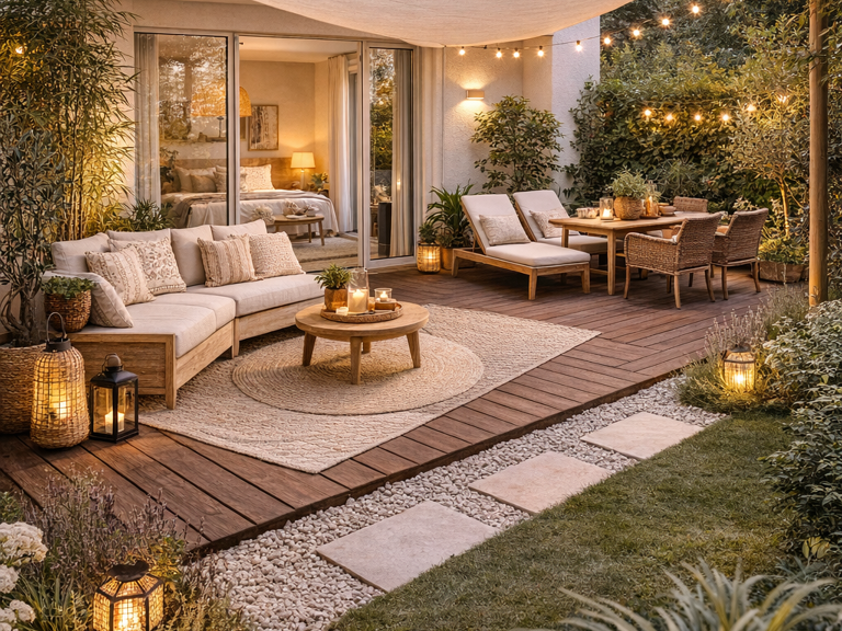- CHATEAU NEUF DE GADAGNE - 2P DE 50M² AVEC GRAND JARDIN ET STATIONNEMENT — photo 1