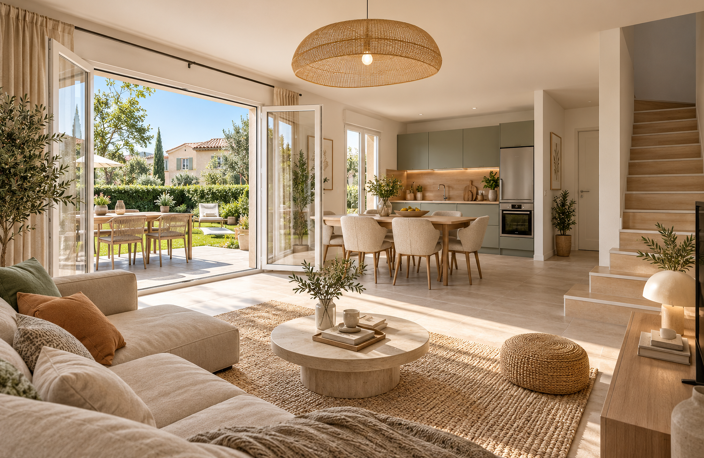 -MANOSQUE – T3 DUPLEX AVEC JARDIN – 185 000 € EN TVA RÉDUITE — photo 2