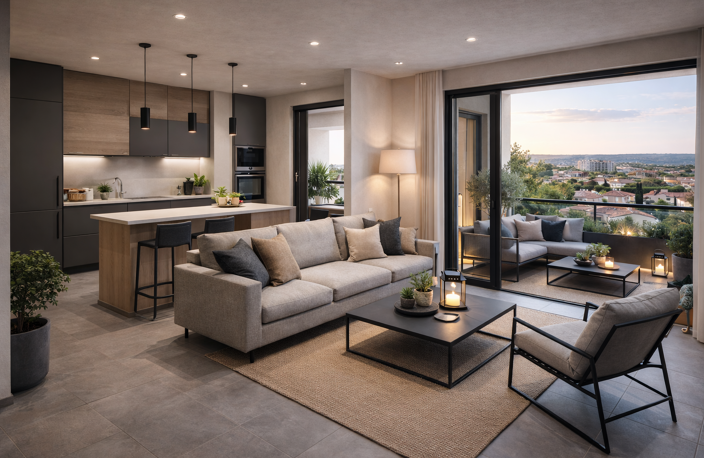 - CENTRE VILLE - 2P DE 45M² AVEC EXTERIEUR DE 10M² — photo 2