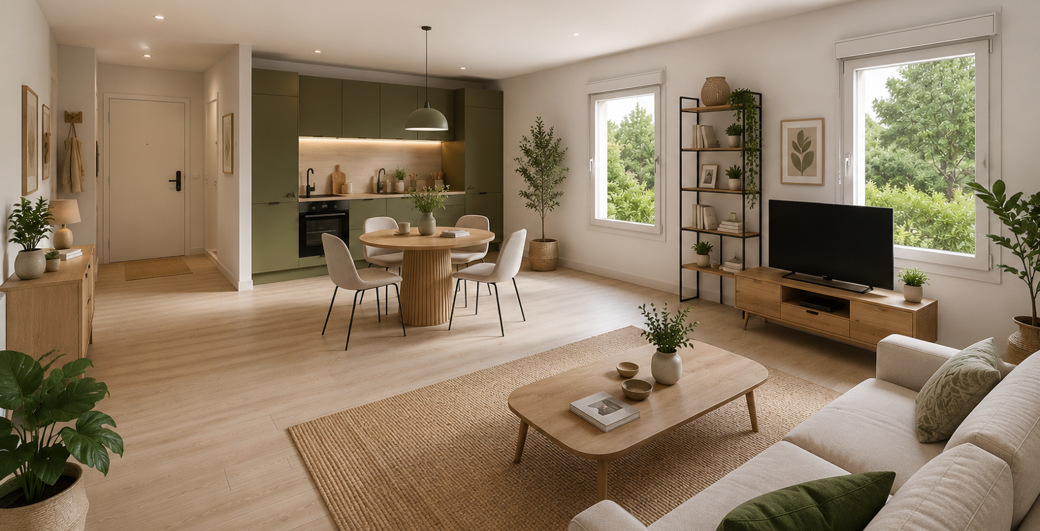 STUDIO IDÉAL INVESTISSEMENT AU SEIN D’UN DOMAINE PRIVÉ VERDOYANT — photo 1