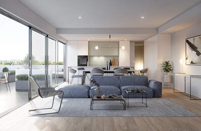 -Superbe Attique T5 + Grande terrasse, 5 min centre-ville — photo du bien