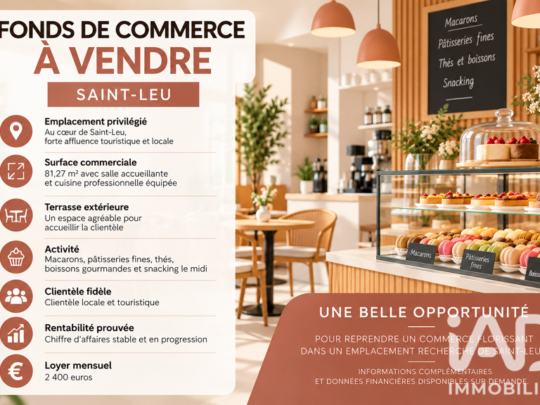 Vente Boulangerie, Pâtisserie 81 m&sup2; — photo 1