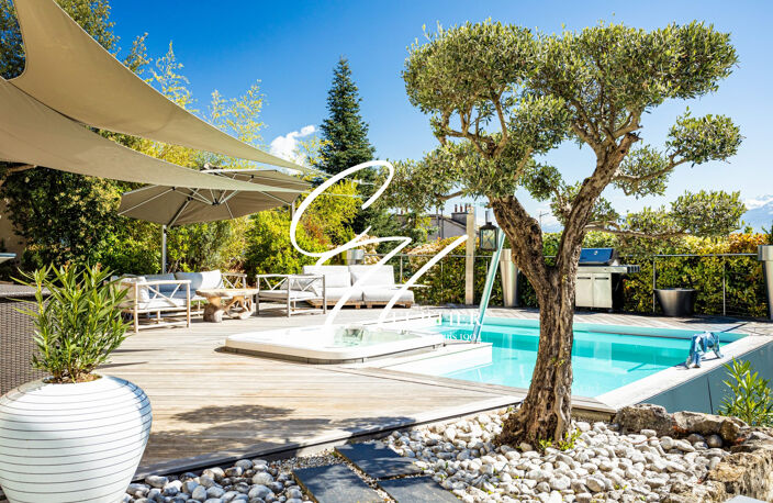 SEYSSINS - Villa prestigieuse avec piscine et jacuzzi donnant su — photo 2
