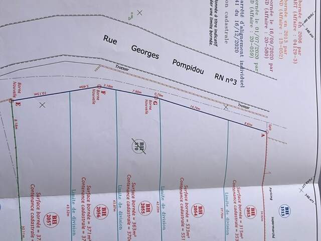 Vente Terrain 1 722 m&sup2; — photo du bien