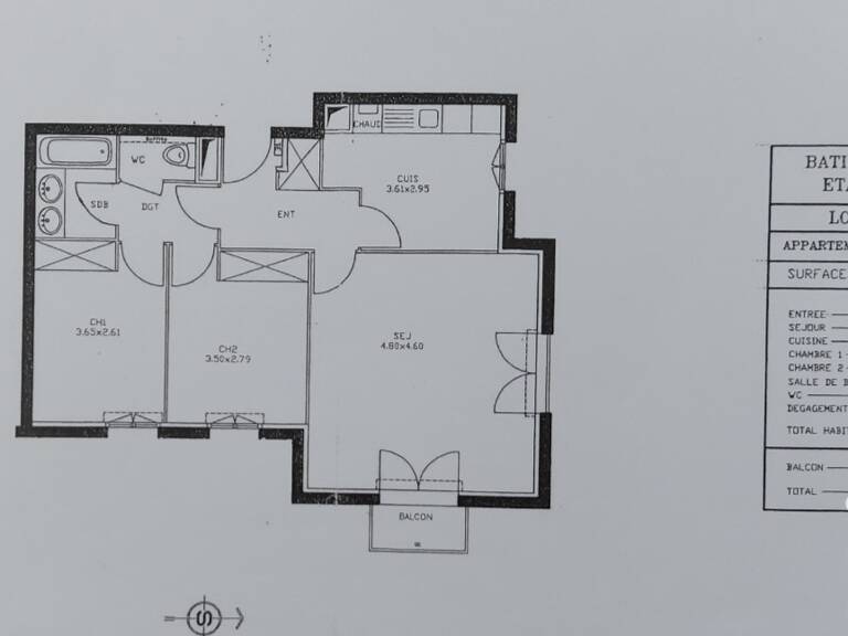 Vente Appartement 3 pièces — photo 1